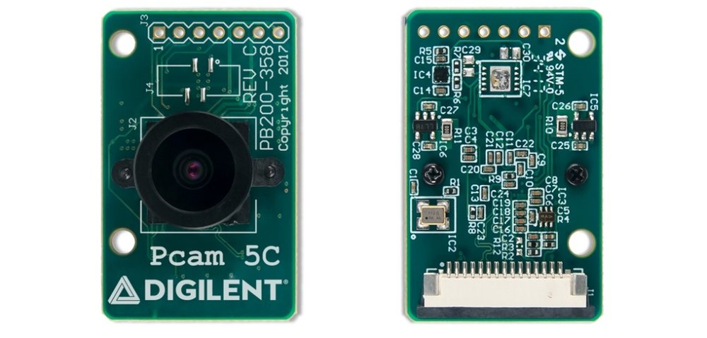 RS Components stocks 5-megapixel colour imaging module for FPGA development boards.